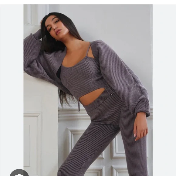 Alo set cardigan and tank - Picture 2 of 8